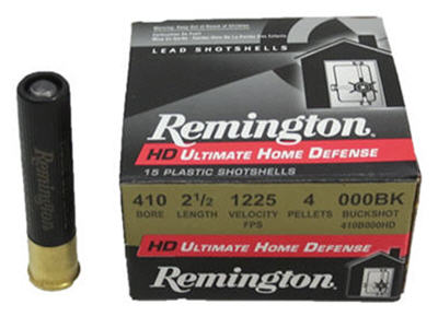 remington hd ultimate home defense 410 governor ammo